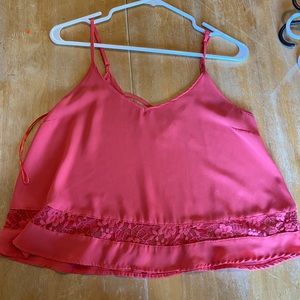 Salmon Crop Top